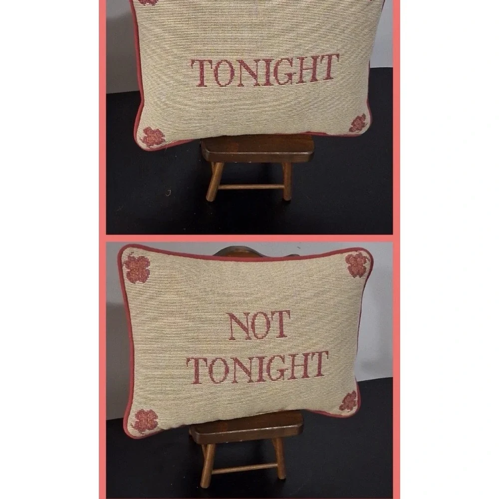 Decorative Beige and‎ Red Pillow